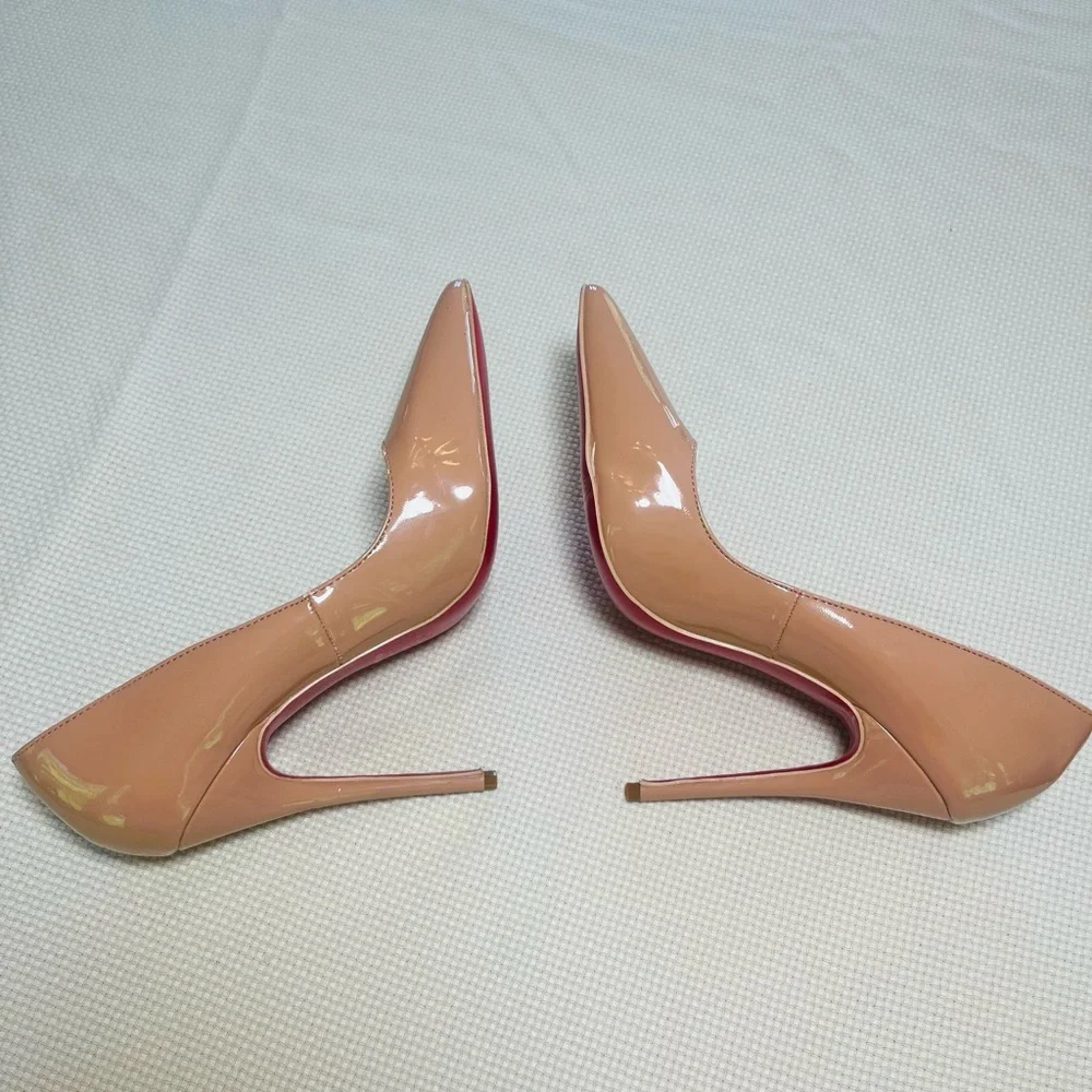 Blush Christian Louboutin So Kate pumps